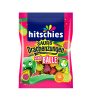 Hitschies | Saure Drachenzungen brizzl Bälle 100g, 4...