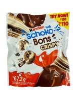 Ferrero | Kinder Schoko Bons Chrispy 67,2g, Schokolade,...