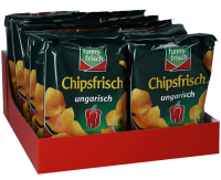 funny-frisch | 12x Chipsfrisch ungarisch, Kartoffelchips 40g