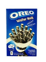 Oreo | Wafer Roll Vanilla 54g, gefüllte Vanille...