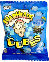 Warheads | Cubes Blue Raspberry 99g, Fruchtgummi,...