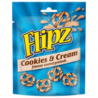 Flipz | 6x Cookies & Cream 90g, Brezeln, Schokolade