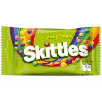 Skittles | 14x Crazy Sours 38g, Kaudragees in knuspriger...