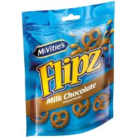 Flipz | 6x Milk Chocolate 90g, Brezeln, Schokolade