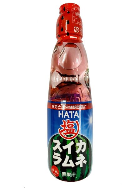 Hata Kosen | 30x Watermelon 200ml, Erfrischungsgetränk, japanische Limonade