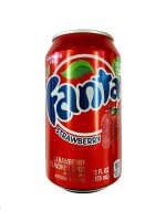 Fanta | 12x Strawberry 355ml, Softdrink, USA Import