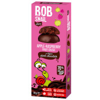 Bob Snail | 12x Apfel Himbeere Fruit Crush Schoko 30g