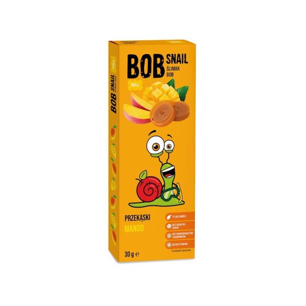 Bob Snail | 12x Mango Fruchtrollen 30g