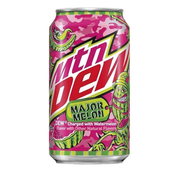 Mountain DEW | 12x Major Melon 335ml, Erfrischungsgetränk, Limonade