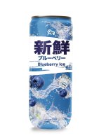 ACR | 24x Asian Style Blueberry Ice Sparkling 330ml,...