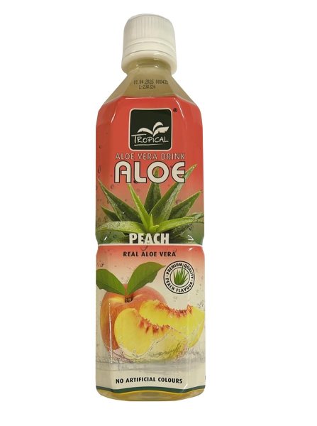 Tropical | 20x Aloe Vera Drink Drink Peach 500ml