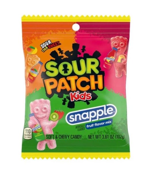 Sour Patch Kids | Snapple Fruit Flavor Mix 102g, Fruchtgummi, USA