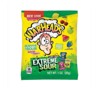 Warheads | Extreme Sour Hard Candy 28g, Bonbons, USA