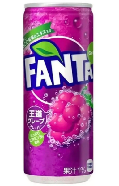 Fanta | 30x Grape Can 250ml, Erfrischungsgetränk, Limonade